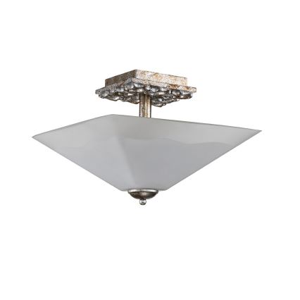 Flambeau - Taklampa STAR 2xE27/40W/230V, guldfärgad