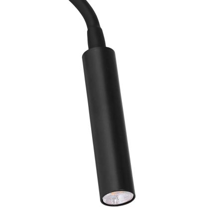Flexibel bordslampa ARDEN 1xG9/8W/230V svart