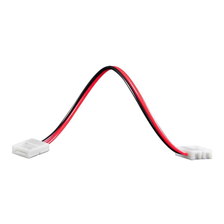 Flexibel bifacial vinklat connector för 2-pin LED remsor 8 mm