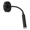 Flexibel bordslampa ARDEN 1xG9/8W/230V svart