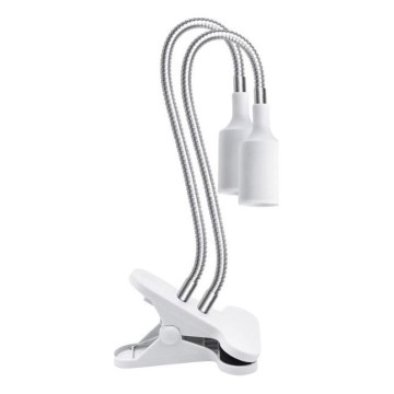 Flexibel bordslampa med klämma för att odla växter PLANTY 2xE27/30W/230V vit
