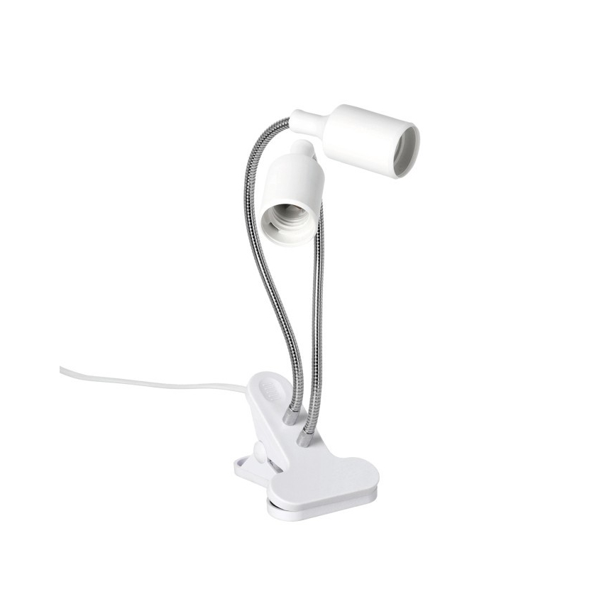 Flexibel bordslampa med klämma för att odla växter PLANTY 2xE27/30W/230V vit
