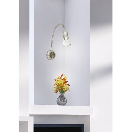 Flexibel bordslampa ARENA 1xE14/40W/230V matt krom