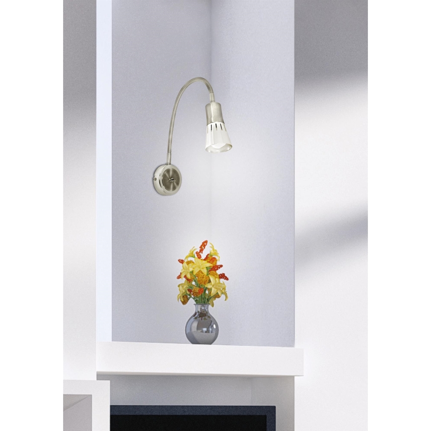 Flexibel bordslampa ARENA 1xE14/40W/230V matt krom