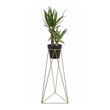 Flowerpot stand TRIANGL 90x50 cm gyllene