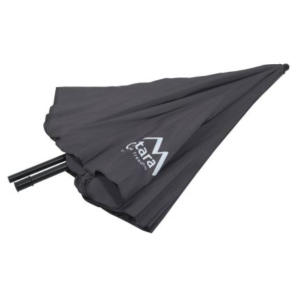 Folding tilting parasol diameter 1,8 m grå
