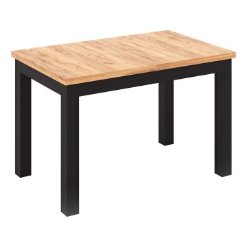 Förlängningsbart matbord DOO, ek artisan/svart