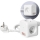 Förlängningskabel kub med strömbrytare LINEA 3x230V + 4xUSB A/C vit