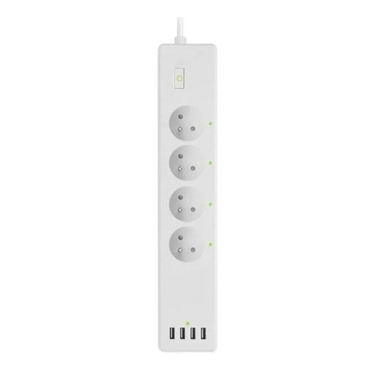 Förlängningskabel med brytare SMART 1,8 m 4Z + 4xUSB Wi-Fi Tuya