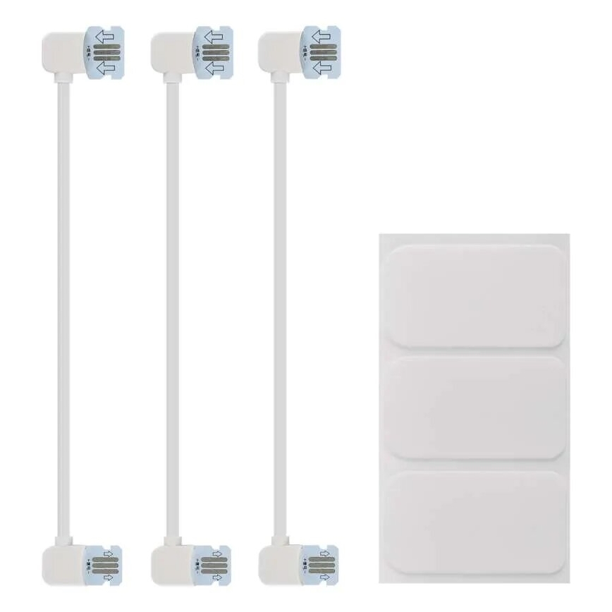 KIT 3x LED RGBIC+CCT Ljusreglerad panel - förlängning 3xLED/1,8W/230V Wi-Fi Tuya