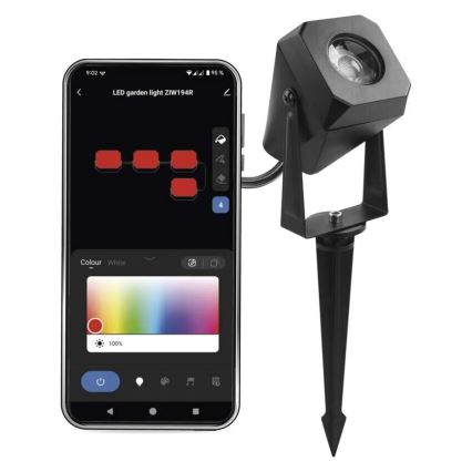 LED RGBIC Ljusreglerad utomhus lampa GoSmart - förlängning LED/1,5W/230V 3000-6500K IP65 Wi-Fi Tuya