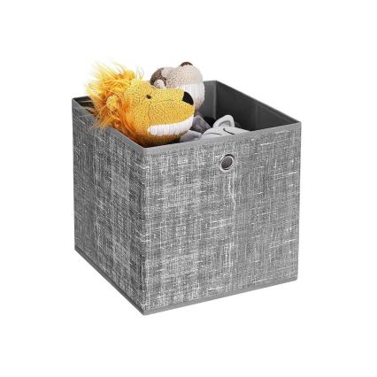Förvaringsbox 6-pack CURAN grå