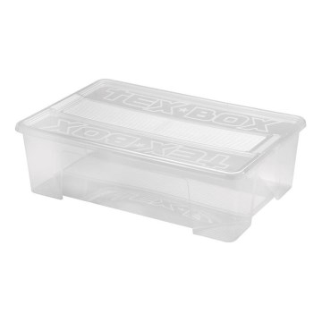 Förvaringslåda TEX BOX 28 l genomskinlig