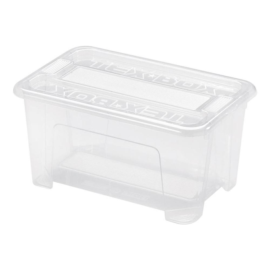 Förvaringslåda TEX BOX 4,5 l genomskinlig
