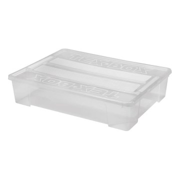 Förvaringslåda TEX BOX 60 l genomskinlig