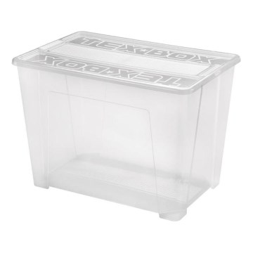 Förvaringslåda TEX BOX 70 l genomskinlig