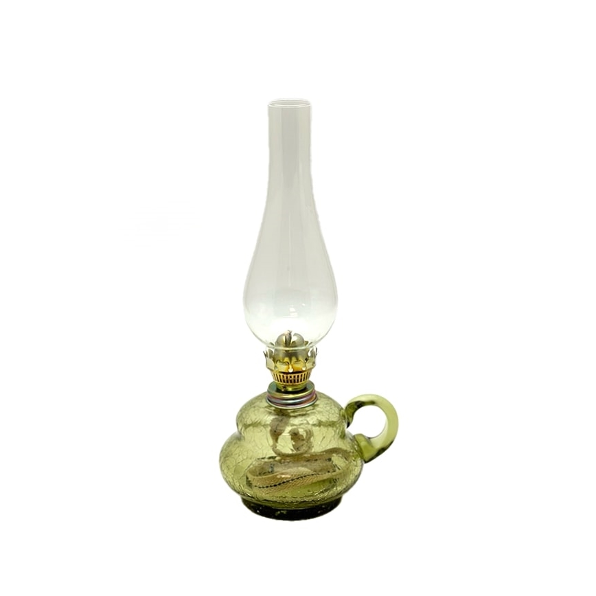 Fotogenlampa ANNA 33 cm grön