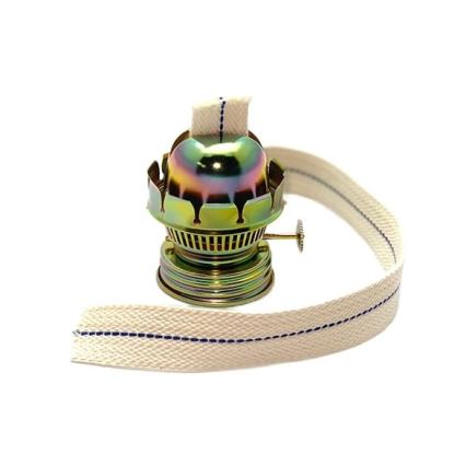 Fotogenlampa ANNA 34 cm skogsgrön kontroller