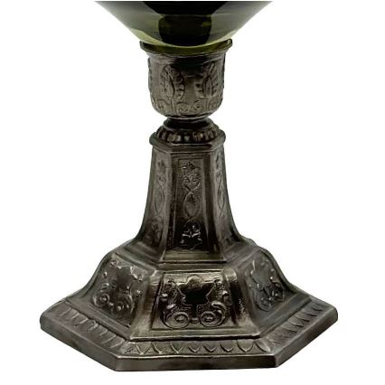 Fotogenlampa KRASOMÍRA 42 cm grön