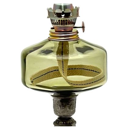 Fotogenlampa LUDMILA 42 cm grön