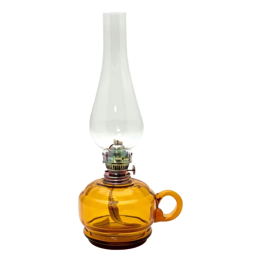 Fotogenlampa MONIKA 34 cm bärnsten