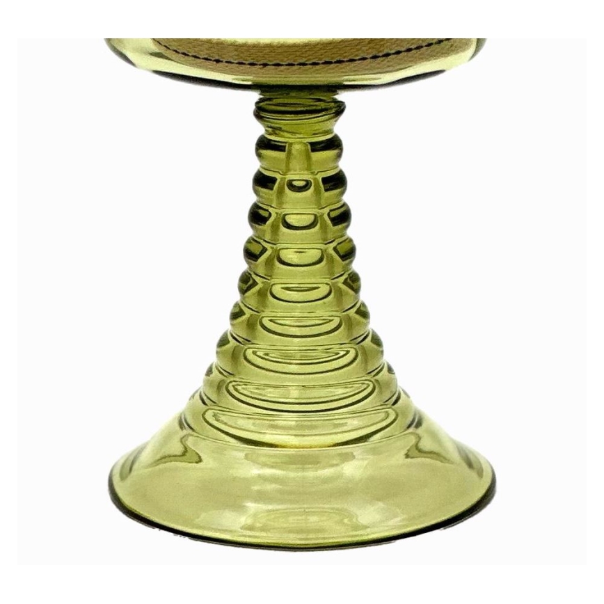 Fotogenlampa PETRA 42 cm skogsgrön