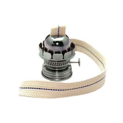 Fotogenlampa TEREZA 34 cm grå opalin