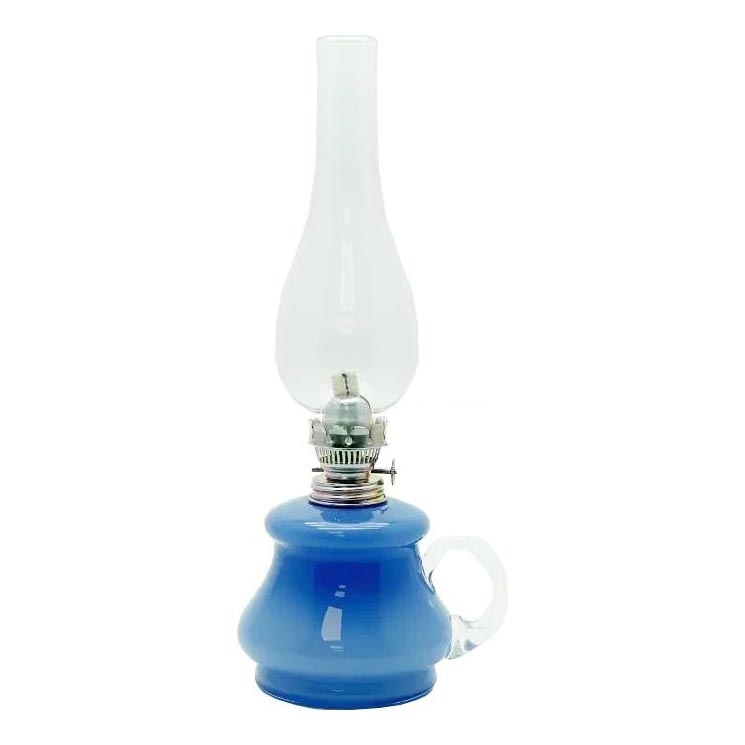 Fotogenlampa TEREZA 34 cm mörkblå