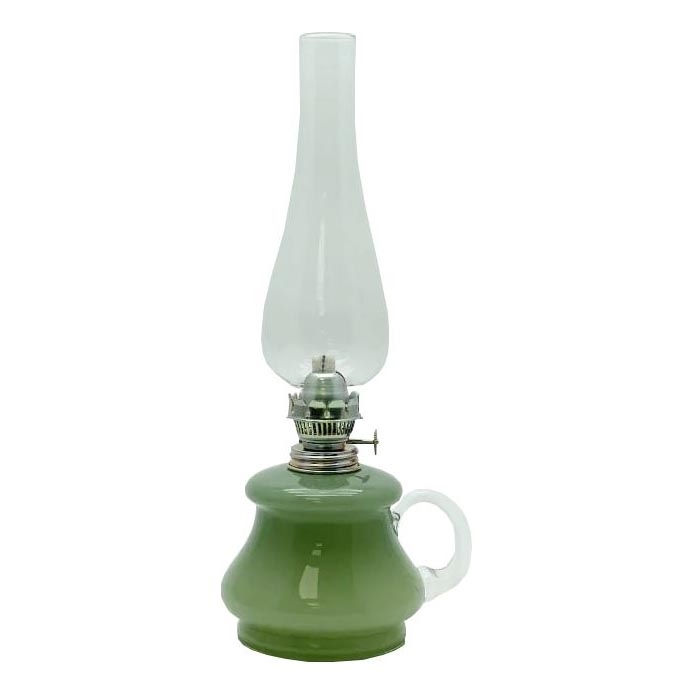 Fotogenlampa TEREZA 34 cm skogsgrön