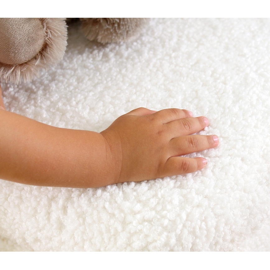 Fotpall PIXI 37x61 cm vit