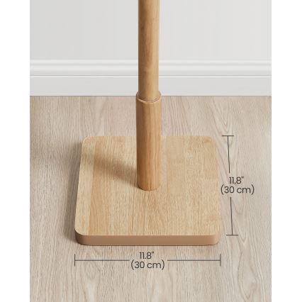 Fristående klädhängare LINEA, brun