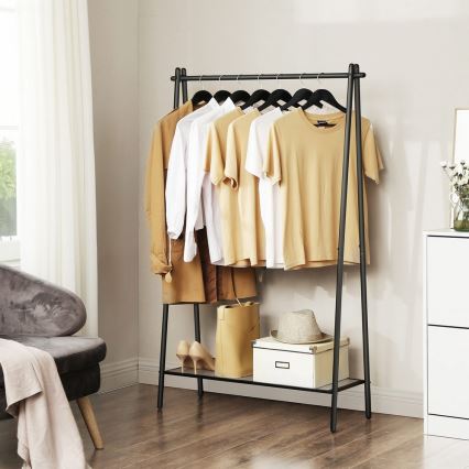 Fristående klädhängare LINEA svart