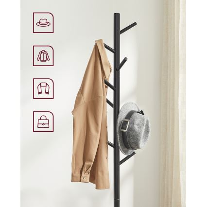 Fristående klädhängare LINEA, svart