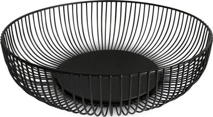 Fruktskål KITCHISIMO Ø 28 cm svart