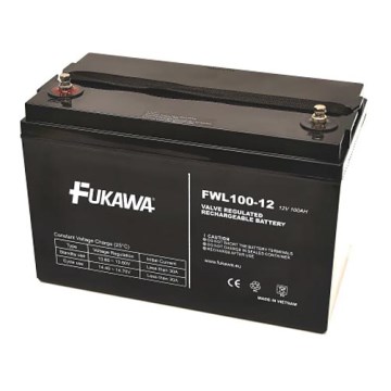 FUKAWA FWL 100-12 - Blyackumulator 12V/100 Ah/thread M6