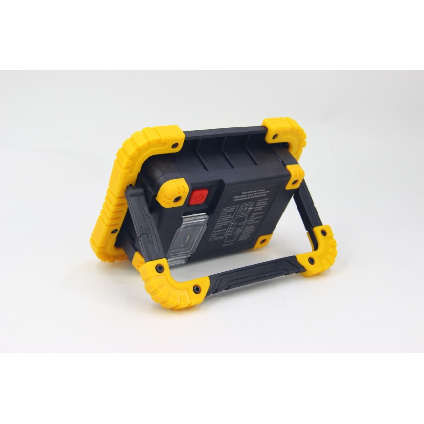 Fulgur 34004 - Uppladdningsbar LED-strålkastare med en strömbank LED/17W/4400 mAh IPX4