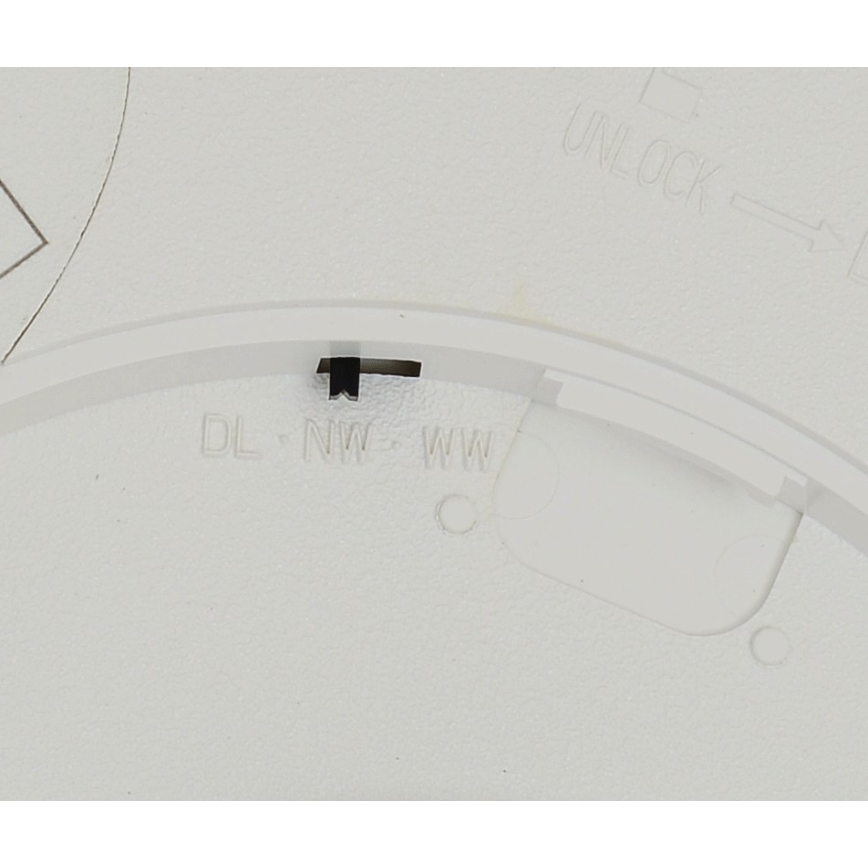 Fulgur 42361 - LED taklampa NOMY LED/24W/230V 3000/4000/6000K IP40 diameter 30 cm vit