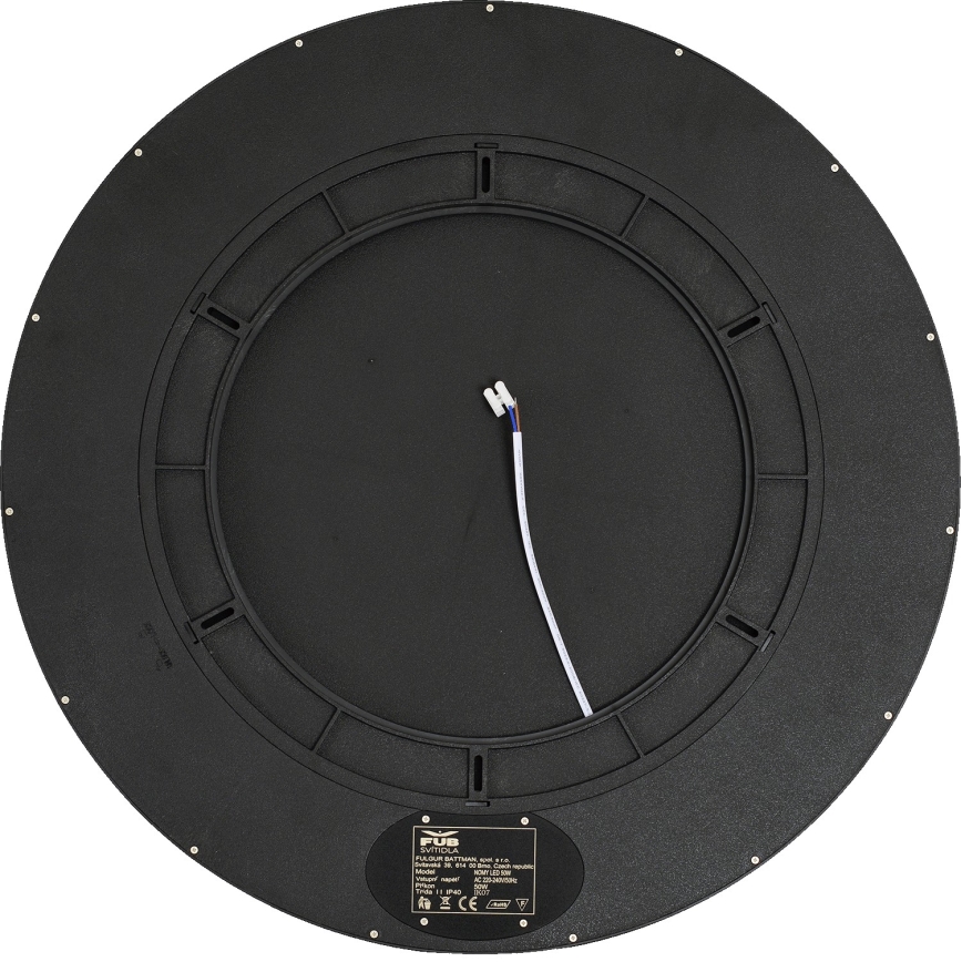 Fulgur 42366 - LED taklampa NOMY LED/50W/230V 3000/4000/6000K IP40 diameter 60 cm svart