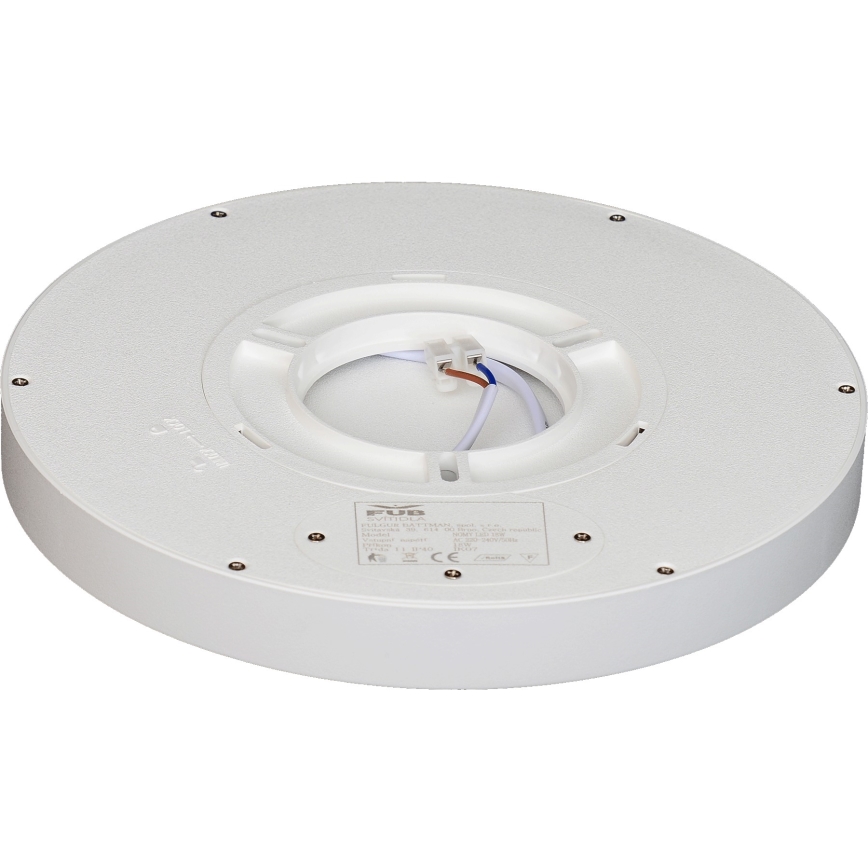 Fulgur s-42584 - LED taklampa med rörelsedetektor NOMY-S LED/18W/230V 3000/4000/6000K IP40 diameter 23 cm vit