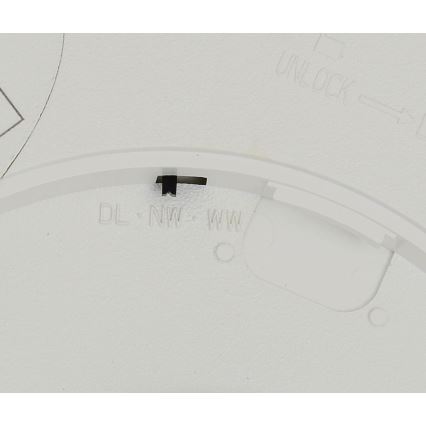 Fulgur s-42584 - LED taklampa med rörelsedetektor NOMY-S LED/18W/230V 3000/4000/6000K IP40 diameter 23 cm vit