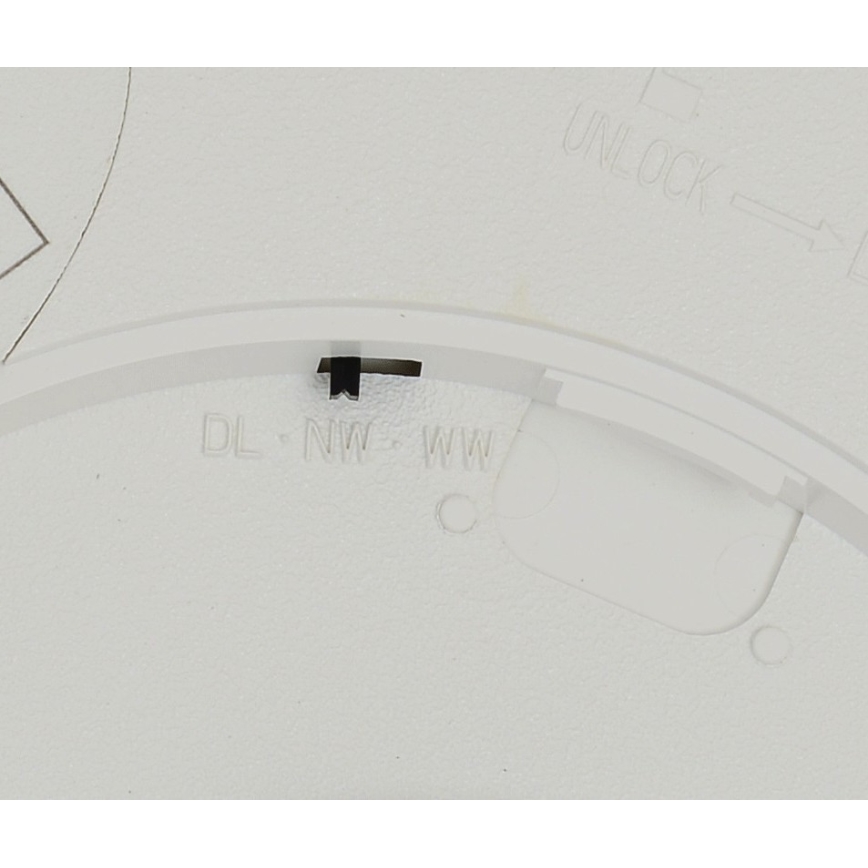 Fulgur s-42584 - LED taklampa med rörelsedetektor NOMY-S LED/18W/230V 3000/4000/6000K IP40 diameter 23 cm vit