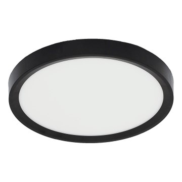Fulgur s-42585 - LED taklampa med rörelsedetektor NOMY-S LED/18W/230V 3000/4000/6000K IP40 diameter 23 cm svart