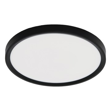 Fulgur s-42587 - LED taklampa med rörelsedetektor NOMY-S LED/24W/230V 3000/4000/6000K IP40 diameter 30 cm svart
