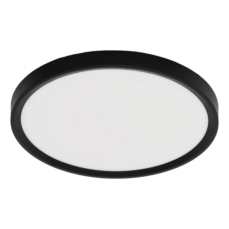 Fulgur s-42587 - LED taklampa med rörelsedetektor NOMY-S LED/24W/230V 3000/4000/6000K IP40 diameter 30 cm svart