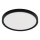 Fulgur s-42587 - LED taklampa med rörelsedetektor NOMY-S LED/24W/230V 3000/4000/6000K IP40 diameter 30 cm svart
