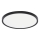 Fulgur s-42589 - LED taklampa med rörelsedetektor NOMY-S LED/32W/230V 3000/4000/6000K IP40 diameter 40 cm svart