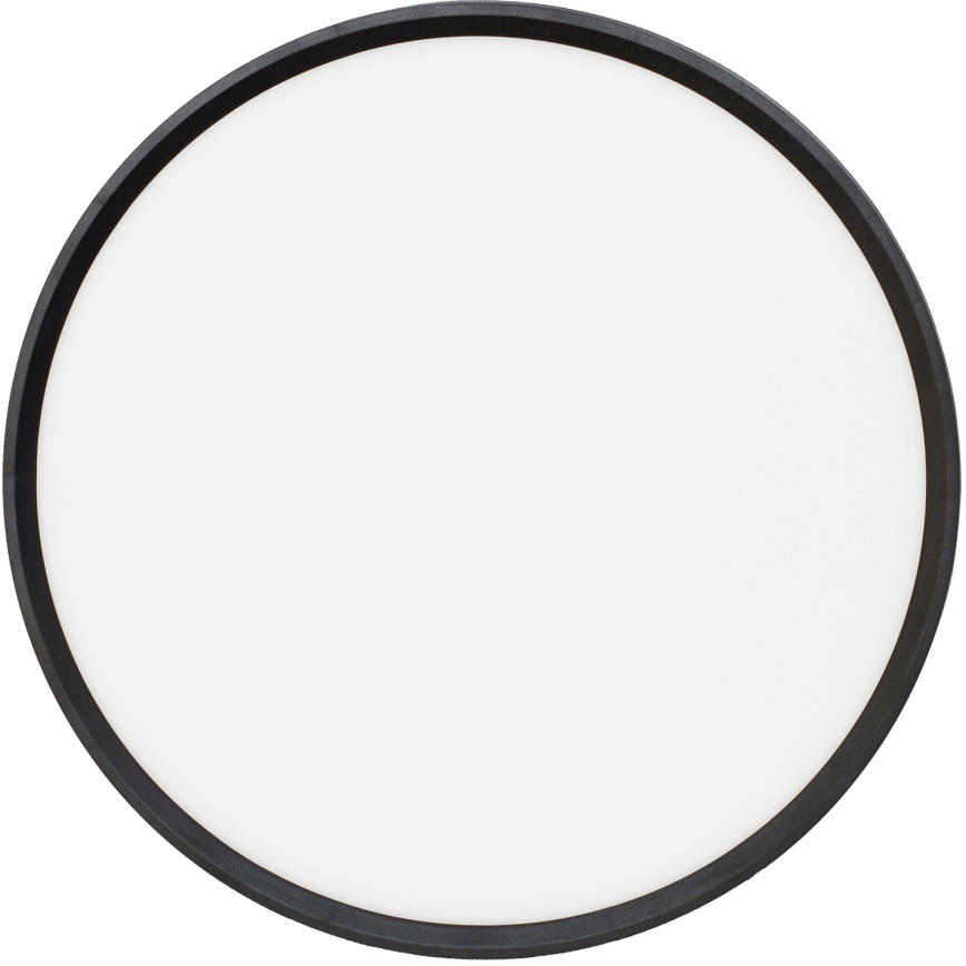 Fulgur s-42589 - LED taklampa med rörelsedetektor NOMY-S LED/32W/230V 3000/4000/6000K IP40 diameter 40 cm svart