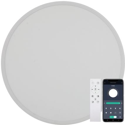 Fulgur s-43039 - Dimbar LED-takarmatur NOMY-RC LED/40W/230V 3000/4000/6500K Ø 50 cm IP40 vit + fjärrkontroll