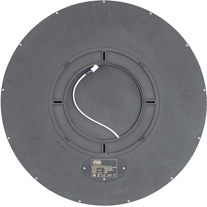 Fulgur s-43040 - Dimbar LED-takarmatur NOMY-RC LED/40W/230V 3000/4000/6500K Ø 50 cm IP40 svart + fjärrkontroll