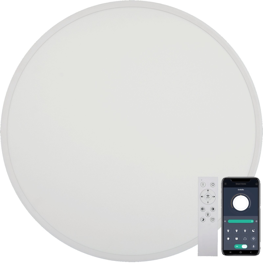 Fulgur s-43041 - Dimbar LED-taklampa NOMY-RC LED/50W/230V 3000/4000/6500K Ø60 cm IP40 vit + fjärrkontroll